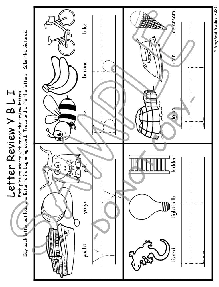 Preschool Lesson Plans and Activities for two full 9 month school years - Years A&B