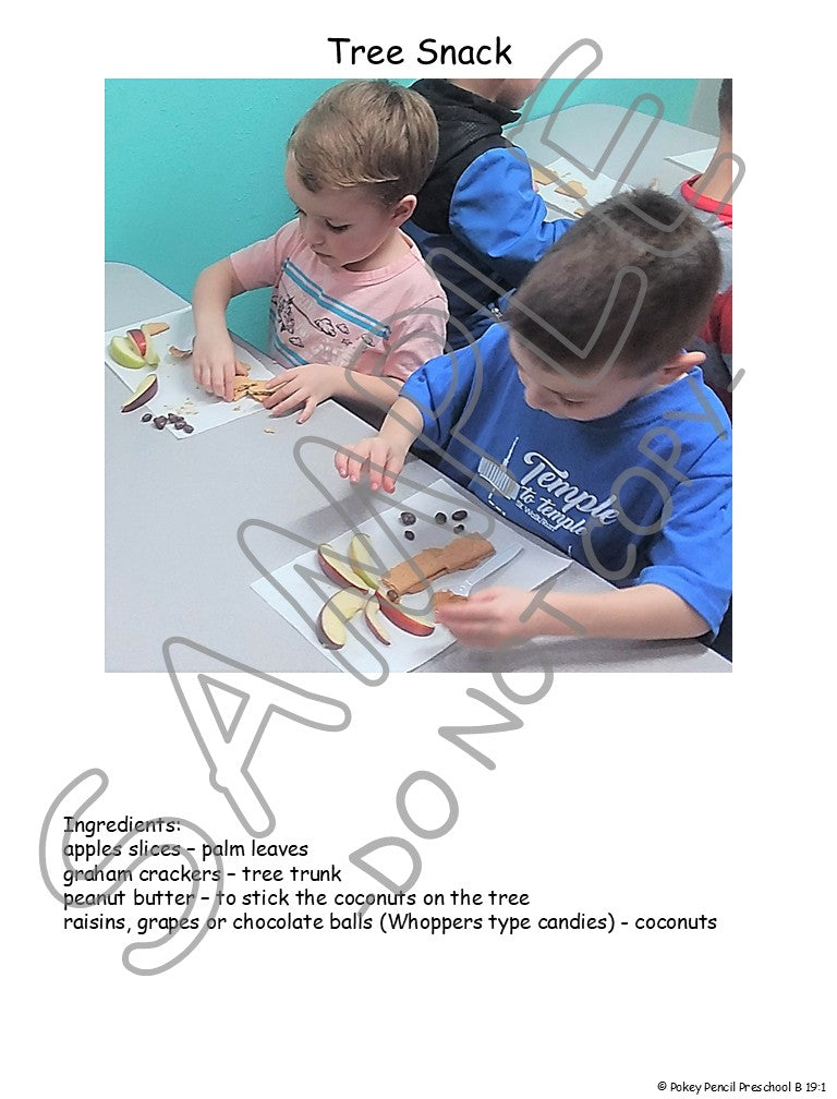 Preschool Lesson Plans and Activities for a full 9 month school year - Year B