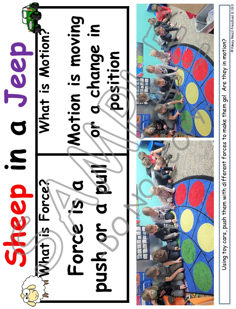 Preschool Lesson Plans and Activities for a full 9 month school year - Year B