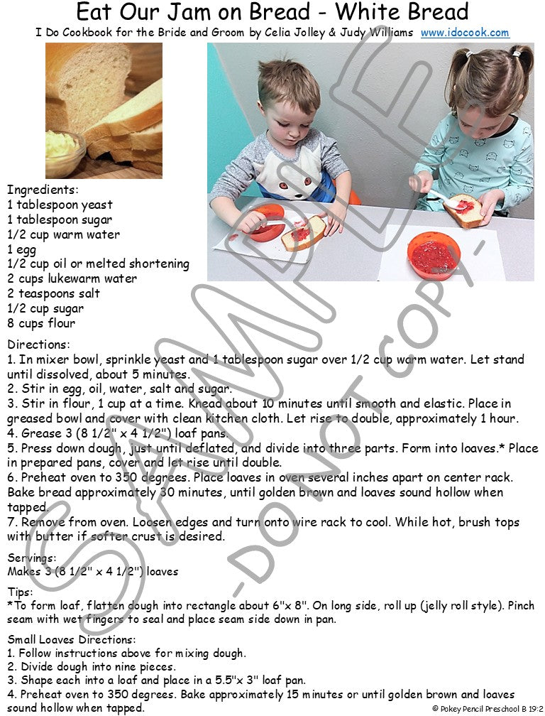 Preschool Lesson Plans and Activities for a full 9 month school year - Year B