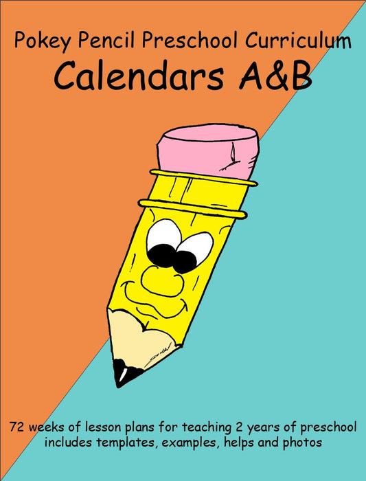 PDF - Calendar A&B - Preschool Lesson Plans and Activities for two full 9 month school years